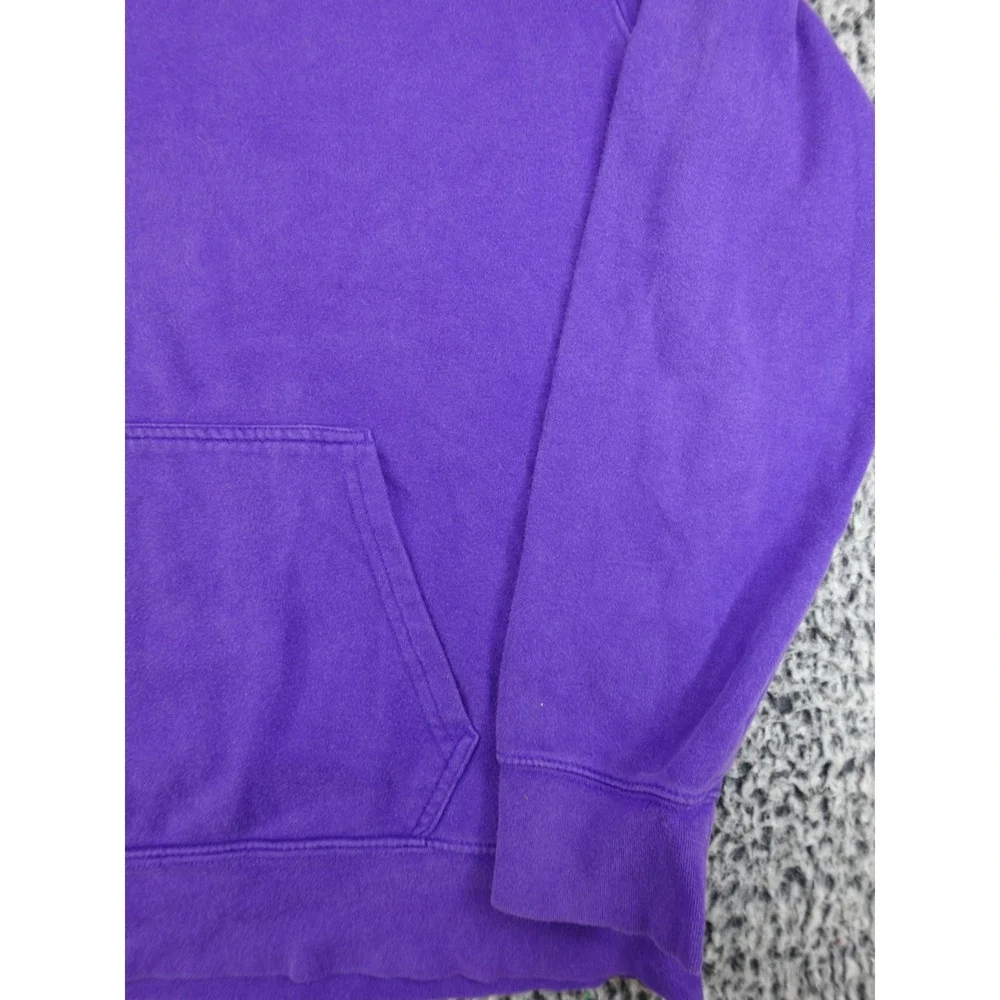 The North Face Mens XL‎ Purple Pullover Hoodie Graphic Hood Logo Patch Regular